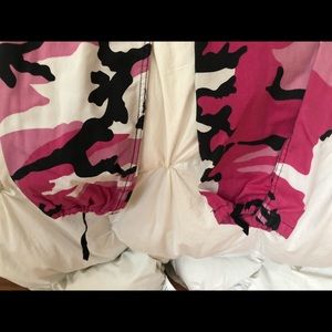 Pink camo pants